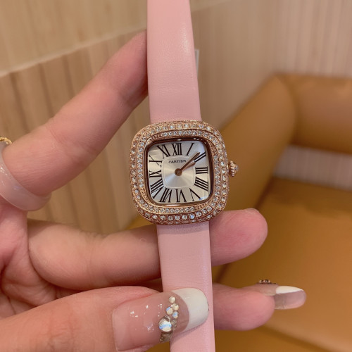 Cartier Womens Watch Luxury Brand Design Fashion Type with Original Box COUSSIN DE CARTIER