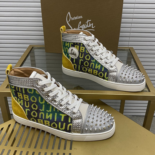Christian Louboutin Mens Shoes Sneakers Luxury Brand Red Bottom Design Sports Footwears with Original Box