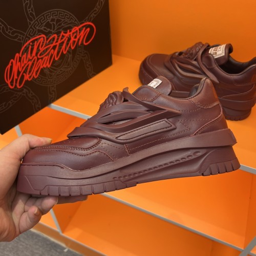 Versace Men Shoes Fashion Sneakers Luxury Brand with Original Box Top Quality Breathable Versace Odissea Sneaker with Original Box