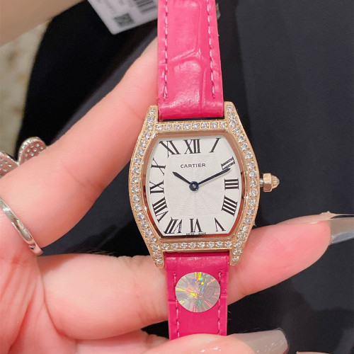 Cartier Womens Watch Luxury Brand Design Fashion Type with Original Box