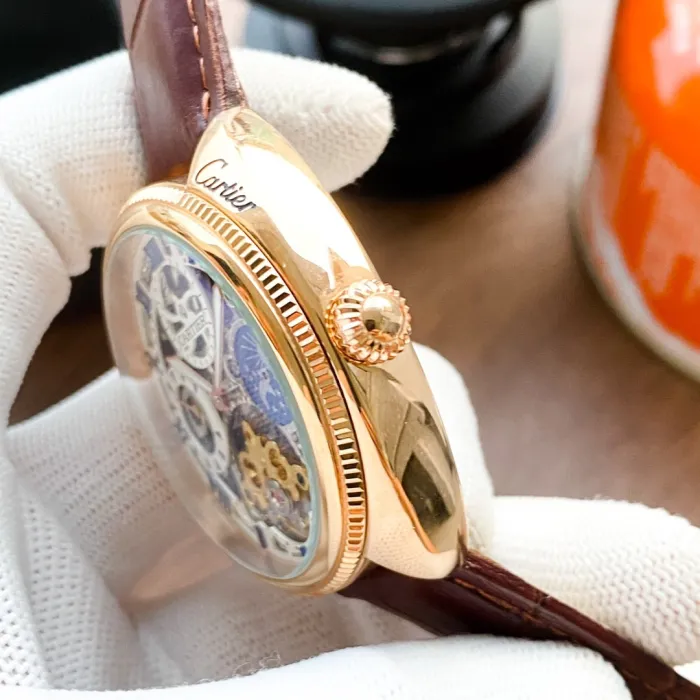 Cartier Mens Watch Luxury Brand Design Fashion Type with Original Box
