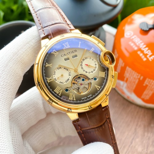 Cartier Mens Watch Luxury Brand Design Fashion Type with Original Box