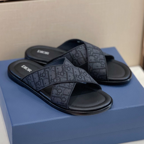 Dior Men Shoes Sandals Luxury Brand Fashion DIOR AQUA SANDAL Black Dior Oblique Jacquard with Original Box 3SA135ZSA_H969 Whatsapp 