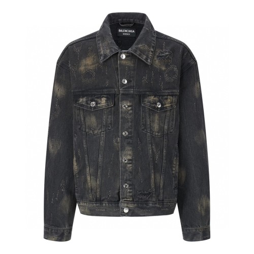 Balenciaga Men Womens Jacket Denim Coat Luxury Brand Mens Jackets Top Quality   