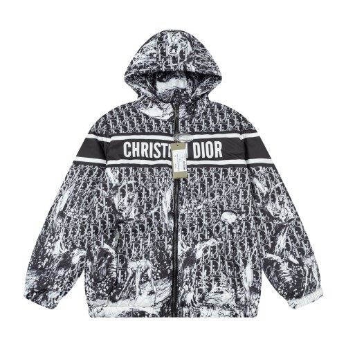 Dior Men Womens Coat Jackets Luxury Brand Mens Down Jacket Top Quality   