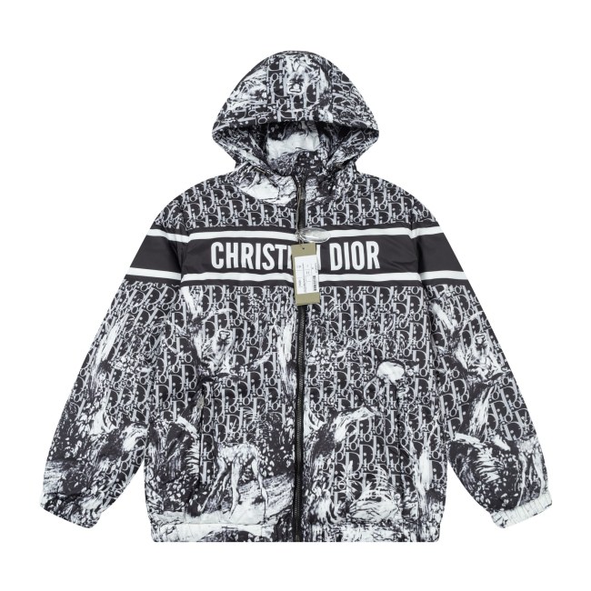 Dior Men Womens Coat Jackets Luxury Brand Mens Down Jacket Top Quality   