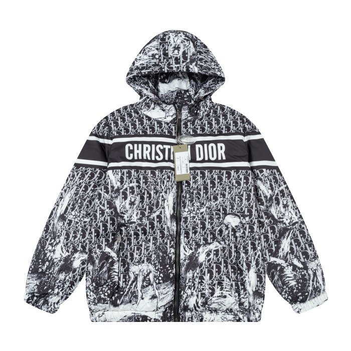 Dior Men Womens Coat Jackets Luxury Brand Mens Down Jacket Top Quality   