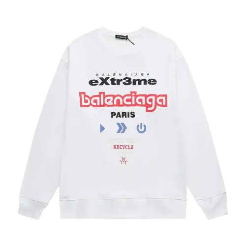 Balenciaga Womens Mens Long Sleeve Sweatshirt Luxury Brand Mens Sweatshirts   