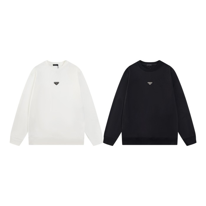 Prada Women Mens Sweatshirt Luxury Brand Mens Sweatshirts   