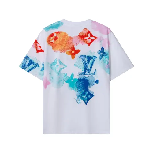 Louis Vuitton Luxury Brand Men Womens Short Sleeve T-Shirt   