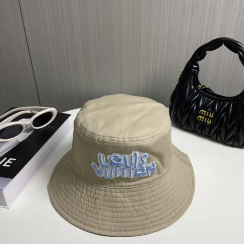 Louis Vuitton Womens Mens Cap Bucket Hat Luxury Brand with Original Box  
