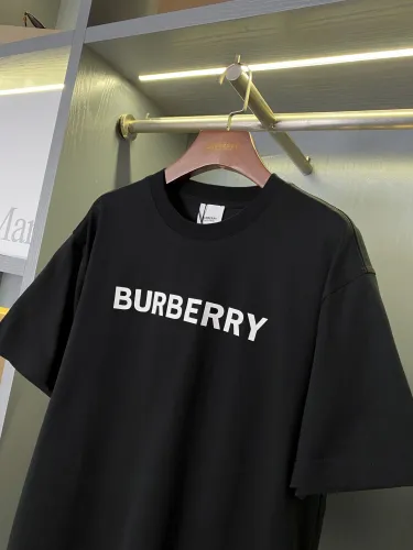 Burberry Luxury Brand Women Mens Short Sleeve T-Shirt Logo Cotton T-shirt   