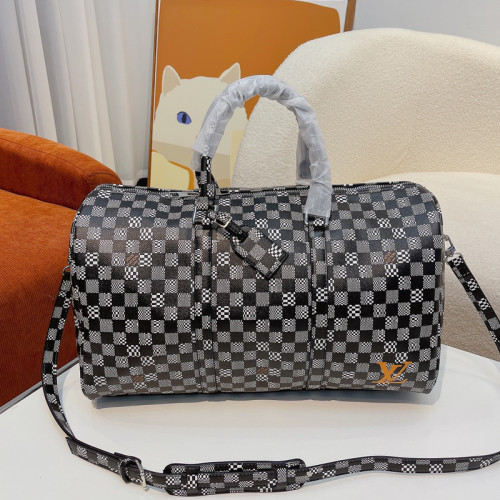 Louis Vuitton Womens and Mens Unisex Bags Luxury Brand LV Keepall Bandoulière 45 Fashion Design Travel Bag