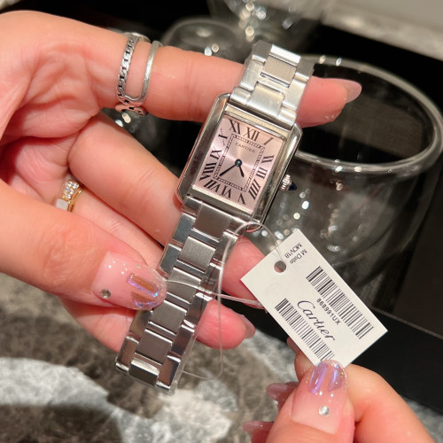 Cartier Womens Watch Luxury Brand Design Fashion Type with Original Box