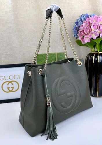 Gucci Womens Bags Shoulder Handbags Luxury Brand Gucci Double G Chain Shoulder Bags Totes  