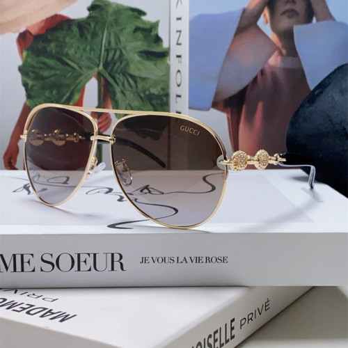 Gucci Sunglasses Luxury Brand Womens Sunglasses with Original Box  