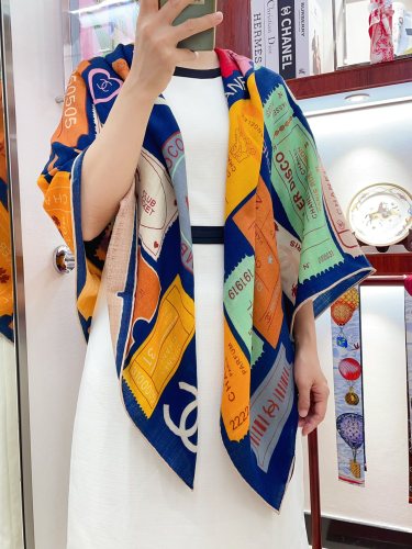 Chanel Scarves Womens Fashion Scarf 004