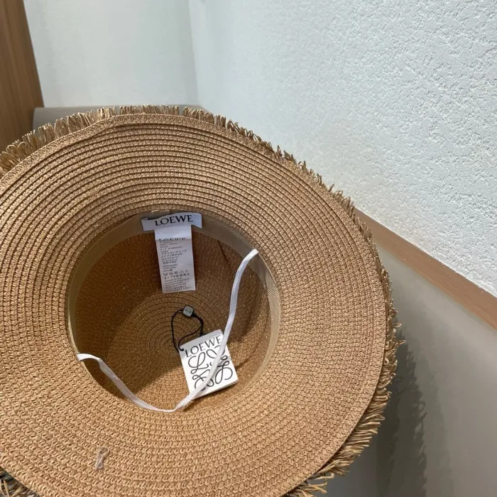 Loewe Womens Bucket Hat Straw Hat Luxury Brand Design Loewe Hats with Original Box  