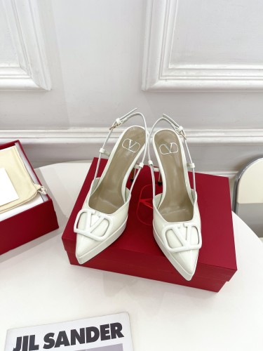 Valentino Garavani Women Fashion Shoes Pumps Luxury Brand Vlogo Signature Calfskin with Original Box 11cm Heel Whatsapp 