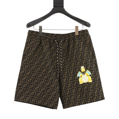 Fendi Luxury Brand Women Mens Pant Shorts   