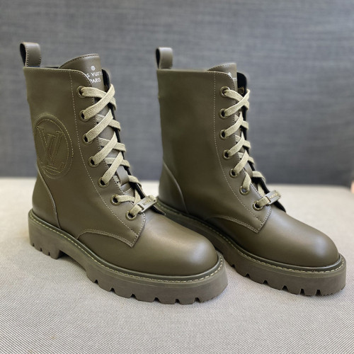 Louis Vuitton Women Shoes Boots Luxury Brand TERRITORY FLAT RANGER with Original Box 1A94RE