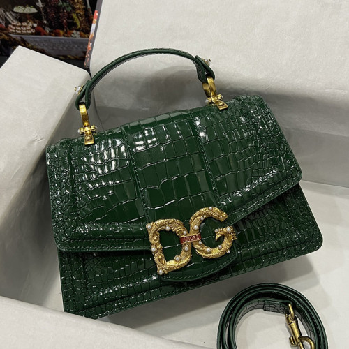Dolce&Gabbana Womens Bags Shoulder Bag in quilted nappa leather Luxury Brand with Original Box  