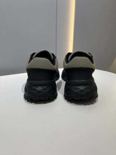 Louis Vuitton Womens Shoes Sneakers Lace-Up Luxury Brand Fashion LV Discovery Derby 1ACEN9 with Original Box  