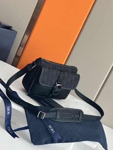 Dior Womens Mens Fashion Bags Luxury Brand Dior 8 Mini Bag With Strap Black Dior Oblique Jacquard 1EIPO312YKY_H03E with Original Box  