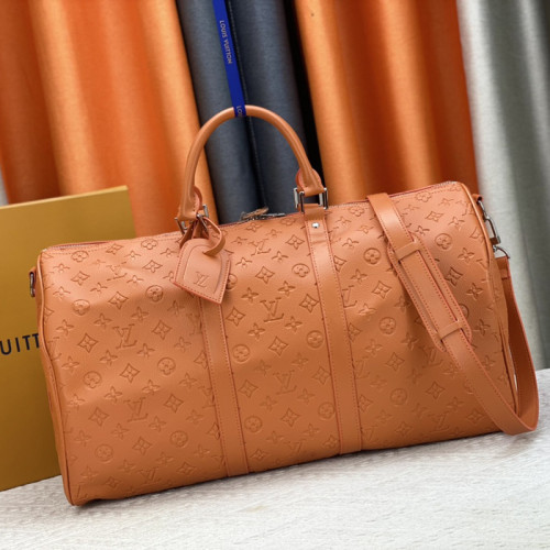 Louis Vuitton Womens and Mens Unisex Bags Luxury Brand LV Keepall Bandoulière 50 Fashion Design Travel Bag