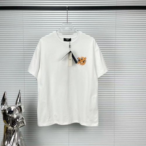 Fendi Luxury Brand Women Mens Short Sleeve T-Shirt   