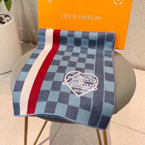 Louis Vuitton Scarves Men Womens Fashion Scarf with Original Box   