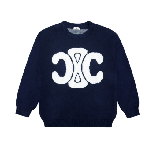 Celine Men Womens Sweater Luxury Brand Mens Knitwear Top Quality   