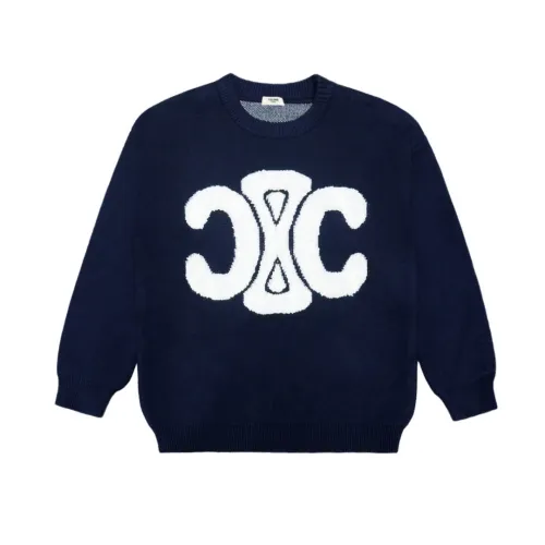 Celine Men Womens Sweater Luxury Brand Mens Knitwear Top Quality   