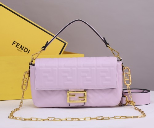 Fendi Womens Bag Shoulder Bags Luxury Brand Baguette leather bag Fashion Bags for Women with Original Box 8BR600A72VF1AQA