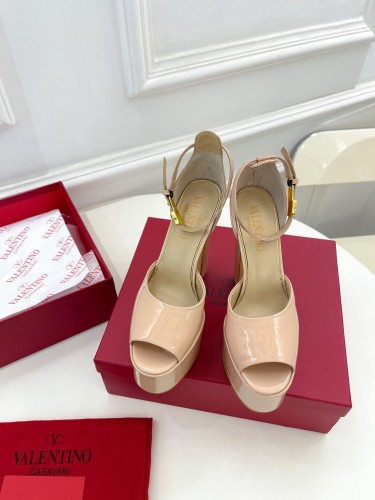 Valentino Garavani Women Fashion Shoes Pumps Luxury Brand Vlogo Signature Calfskin with Original Box 15cm Heel Whatsapp 