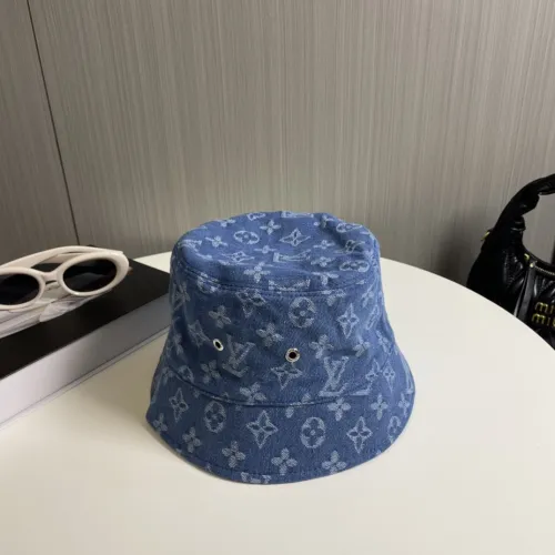 Louis Vuitton Womens Mens Cap Bucket Hat Luxury Brand with Original Box  