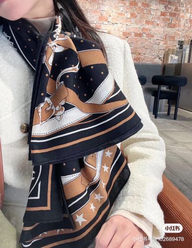 Hermes Scarves Womens Fashion Scarf Shawl 214