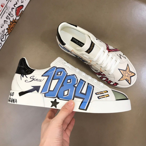 Dolce&Gabbana Men Shoes Sneakers Luxury Brand Casual Shoes for Men with Original Box