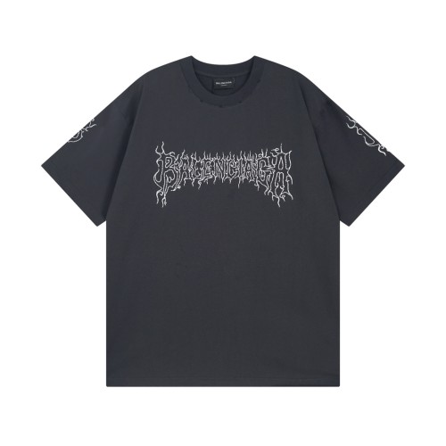Balenciaga Luxury Brand Women Mens Short Sleeve T-Shirt   