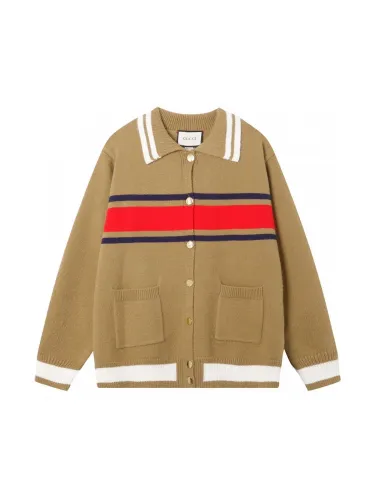Gucci Cardigan Men Womens Knit Cardigan Luxury Brand Womens Knitwear Top Quality   