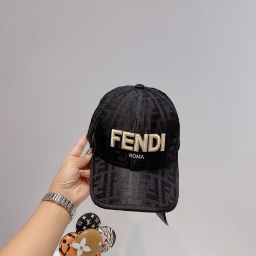 Fendi Men Womens Baseball Hat Luxury Brand Design Fendi Cap with Original Box  