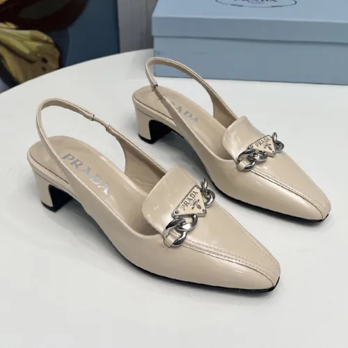 Prada Womens Shoes Sandals Casual Luxury Brand Pumps 4.5cm Heel with Original Box Whatsapp 