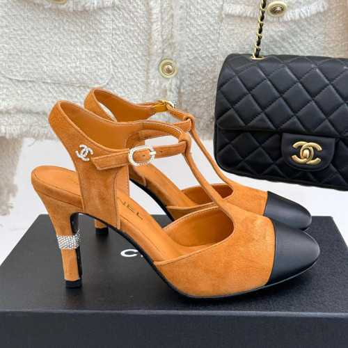 Chanel Womens Shoes Pumps 8.5cm Heel Fashion Sandals Summer Design Luxury Brand Design with Original Box whatsapp 