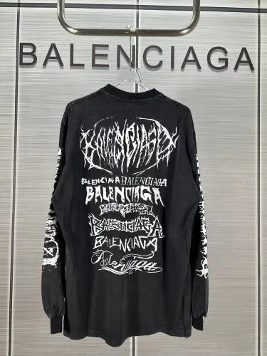 Balenciaga Womens Mens Long Sleeve Sweatshirt Luxury Brand Mens Sweatshirts   