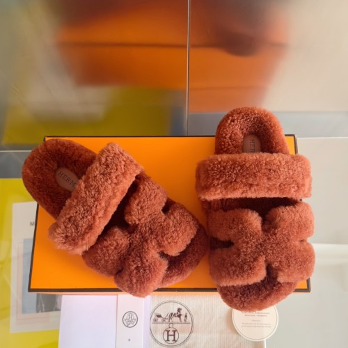 Hermes Womens Mens Unisex Shoes Winter Wool Extra Slippers Sandals Casual Fashion Sandals Luxury Brand with Original Box Whatsapp 