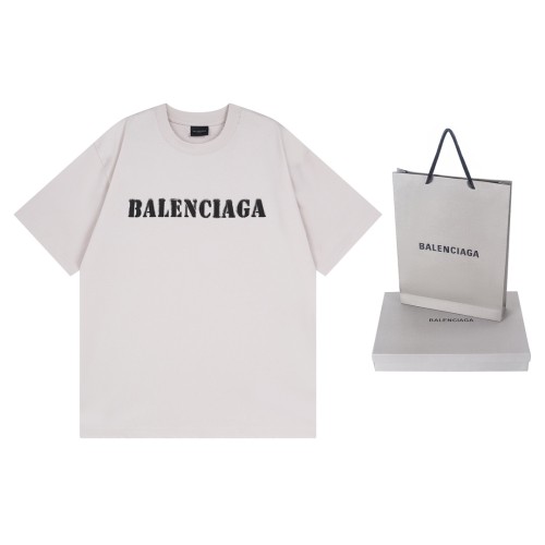 Balenciaga Luxury Brand Women Mens Short Sleeve T-Shirt   