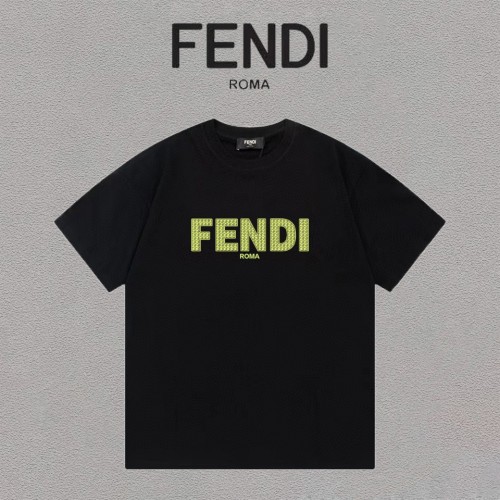 Fendi Luxury Brand Women Mens Short Sleeve T-Shirt   