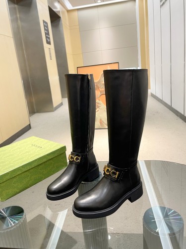 Gucci Women Shoes Boots Luxury Brand Fashion Women's ankle boot with Double G with Original Box Whatsapp 