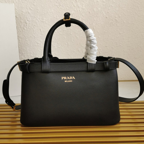 Prada Womens Mens Bags Messenger Handbags Luxury Brand Buckle Small Leather Handbag with Double Belt 1BA418 with Original Box  