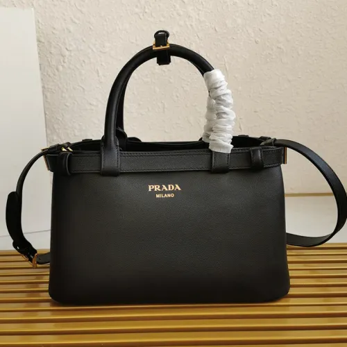 Prada Womens Mens Bags Messenger Handbags Luxury Brand Buckle Small Leather Handbag with Double Belt 1BA418 with Original Box  